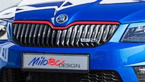 MILOTEC - Skoda Octavia Basic Red Stripe Grill Kit - (Mk3 2013-2016) 10 MILOTEC - Skoda Octavia Basic Red Stripe Grill Kit - (Mk3 2013-2016)