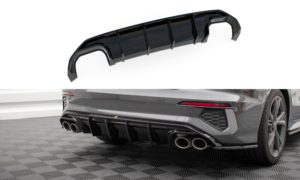 Maxton Design Audi A3 Saloon S-Line Diffuser Quad - Gloss (8Y 2020-2024) 14 Audi A3 Saloon S-Line Diffuser