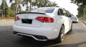 Audi A4 Diffuser - AB Style Quad Diffuser with Tips (B8.5 2011-2015)