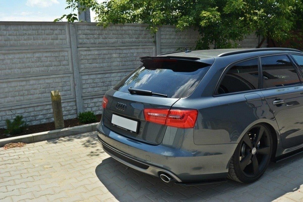 Maxton Design AUDI A6 C7 11-14 S-LINE REAR SPATS - Gloss (2011-2014) 2 eng pm REAR SIDE SPLITTERS AUDI A6 C7 S LINE AVANT 8252 3