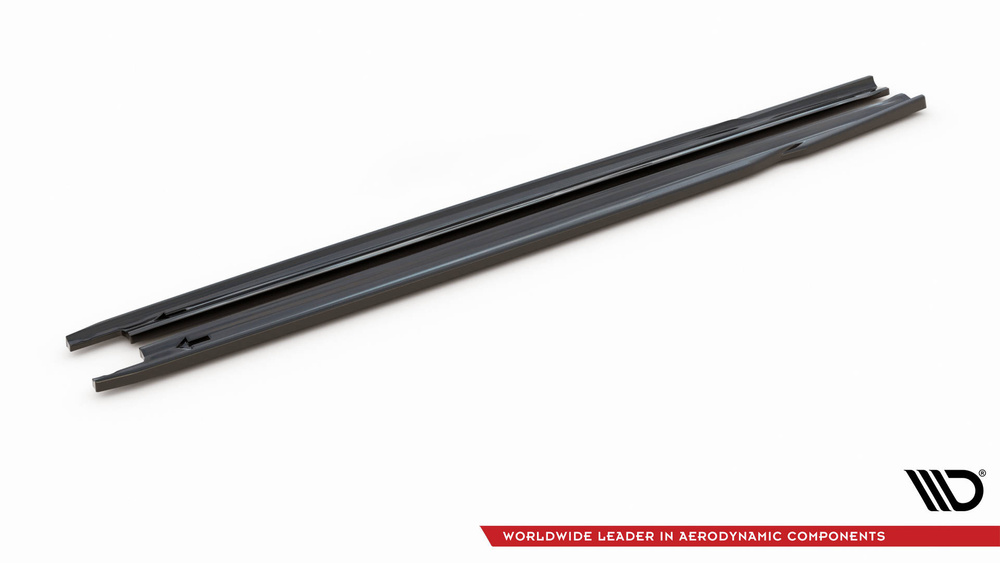 Maxton Design Skoda Octavia VRS Side Skirt Extensions V1 - Gloss (Mk4 2020-2024) 3 Maxton Design Skoda Octavia VRS Side Skirt Extensions V1 - Gloss (Mk4 2020-2024) - Image 3