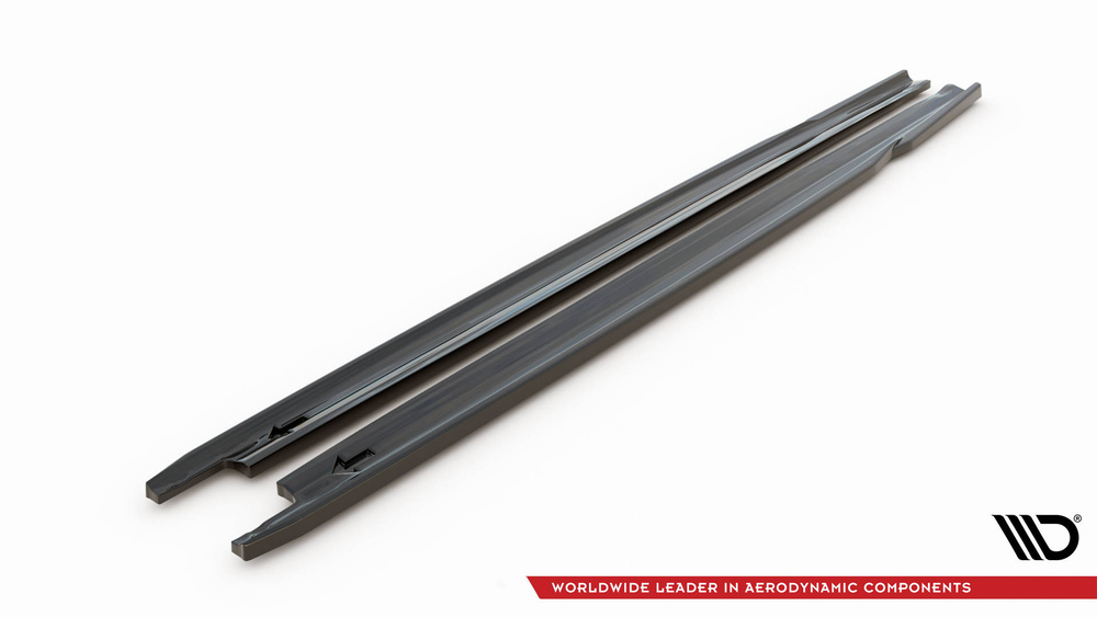 Maxton Design Skoda Octavia VRS Side Skirt Extensions V1 - Gloss (Mk4 2020-2024) 2 Maxton Design Skoda Octavia VRS Side Skirt Extensions V1 - Gloss (Mk4 2020-2024) - Image 2