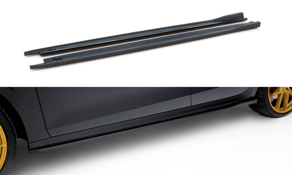 Maxton Design Skoda Octavia VRS Side Skirt Extensions V2 - Gloss (Facelift Mk4 2024+ ) 7 Maxton Design Skoda Octavia VRS Side Skirt Extensions V2 - Gloss (Facelift Mk4 2024+ ) - Image 7