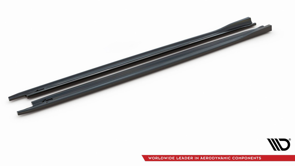 Maxton Design Skoda Octavia VRS Side Skirt Extensions V2 - Gloss (Facelift Mk4 2024+ ) 3 Maxton Design Skoda Octavia VRS Side Skirt Extensions V2 - Gloss (Facelift Mk4 2024+ ) - Image 3