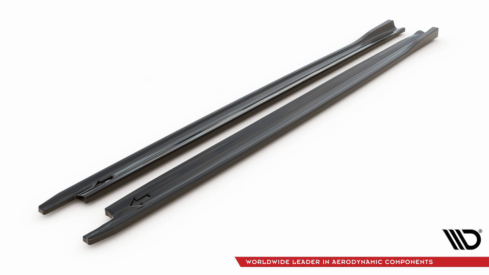 Maxton Design Skoda Octavia VRS Side Skirt Extensions V2 - Gloss (Facelift Mk4 2024+ ) 2 Maxton Design Skoda Octavia VRS Side Skirt Extensions V2 - Gloss (Facelift Mk4 2024+ ) - Image 2
