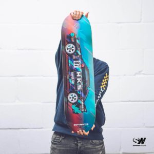 SaitoWorks HKS Super Oil Group A Nissan Skyline R32 GTR Premium JDM Skate Deck
