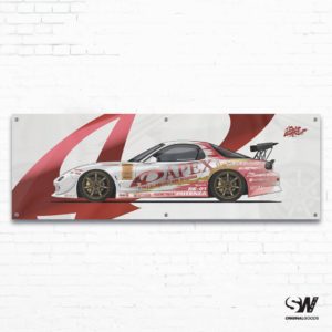Heritage Collection: A'PEXI Mazda FD RX7 D1GP Youichi Imamura Workshop Banner