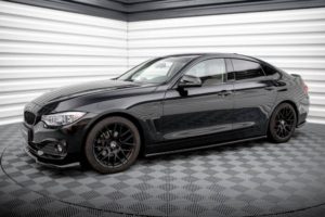 Maxton Design BMW 4 Series F32 Coupe Side Skirt Extensions - Gloss (2014-2021) 18 BMW 4 Series F32 Coupe Side Skirt Extensions