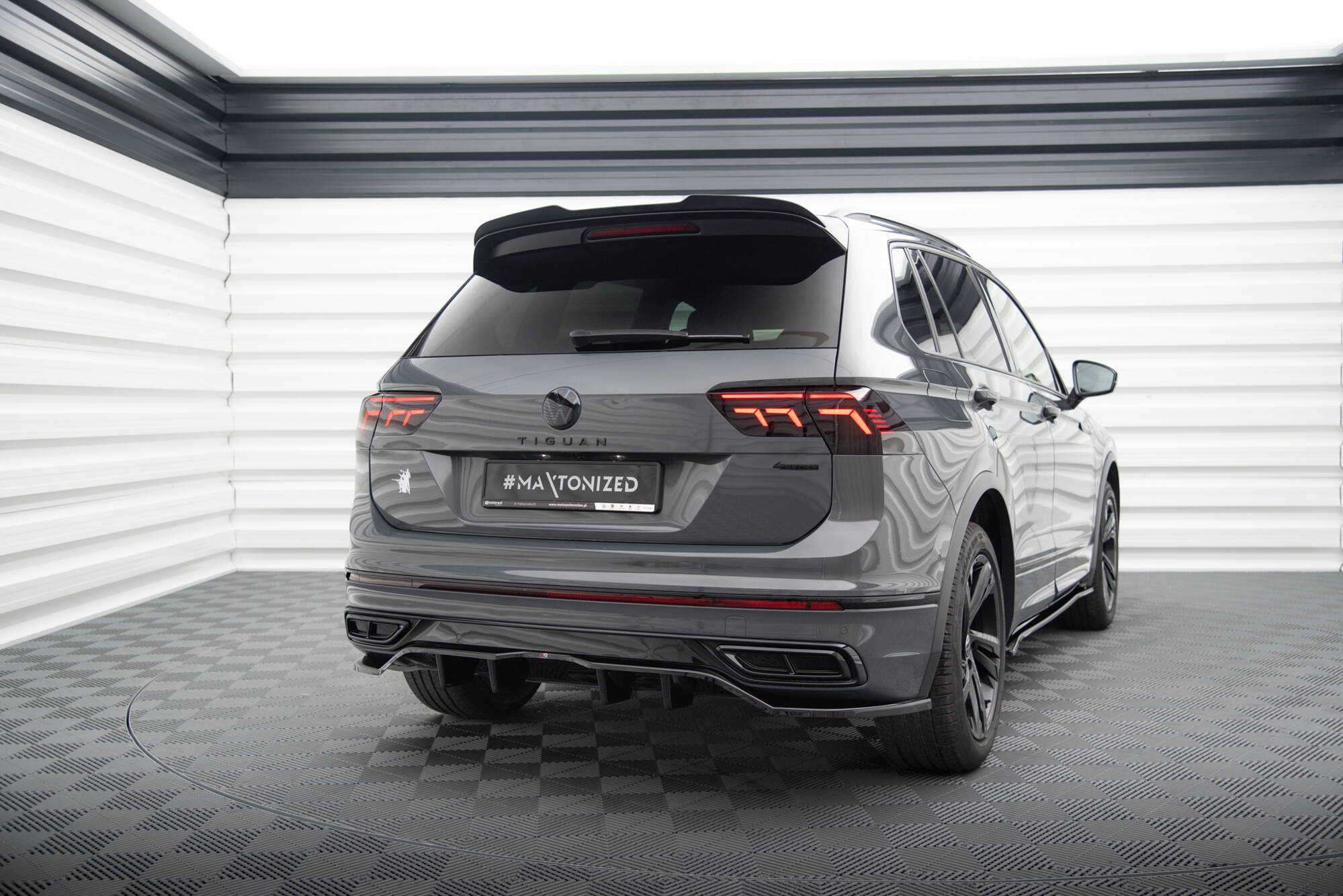 Maxton Design VW TIGUAN Rear Lip - Gloss (Mk2 Facelift R-Line) (2024+) 1 Maxton Design VW TIGUAN Rear Lip - Gloss (Mk2 Facelift R-Line)