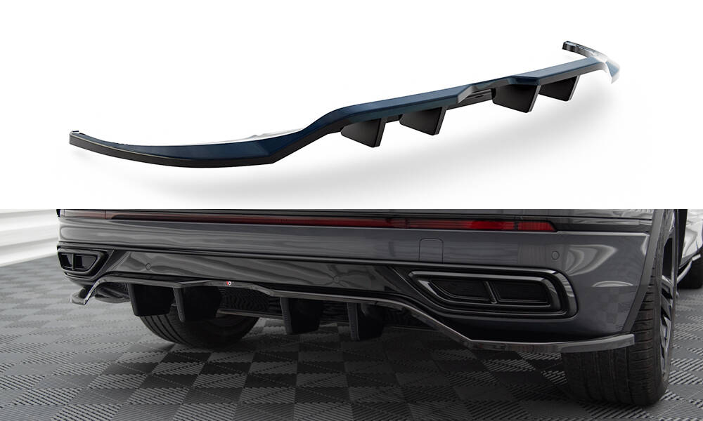 Maxton Design VW TIGUAN Rear Lip - Gloss (Mk2 Facelift R-Line) (2024+) 2 VW TI 2F RLINE RD1GRD2G