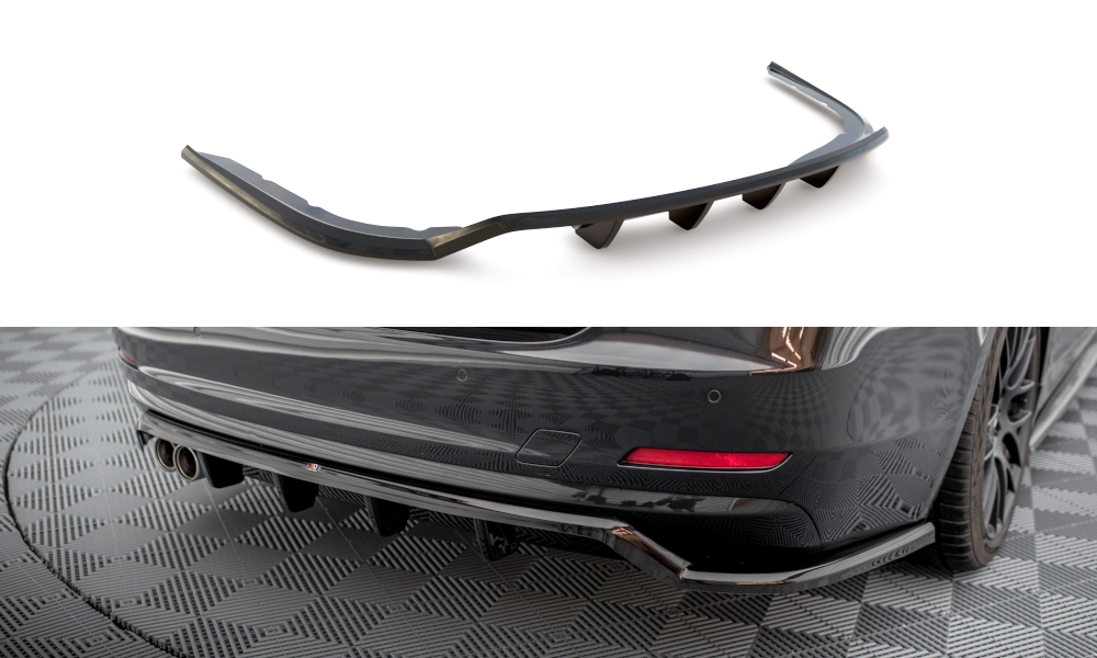 Maxton Design BMW 4 Series F36 Gran Coupe Rear Splitter - Gloss (2014-2021) 1 BMW 4 Series F36 Gran Coupe Rear Splitter