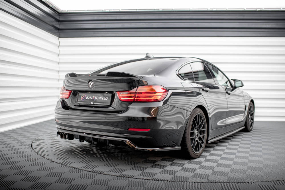 Maxton Design BMW 4 Series F36 Gran Coupe Rear Splitter - Gloss (2014-2021) 2 eng pm Central Rear Splitter with vertical bars BMW 4 Gran Coupe F36 18786 2