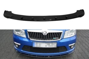 Maxton Design Skoda Octavia VRS 08-13 Front Lip - Gloss Black (2008-2013)