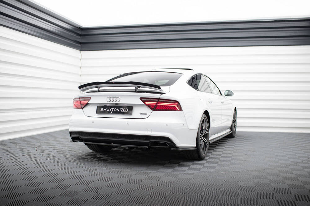 Maxton Design Audi A7 S-Line Rear Spats - Gloss (C7 Facelift 2014-2017) 1 Maxton Design Audi A7 S-Line Rear Spats - Gloss (Facelift 2014-2017)
