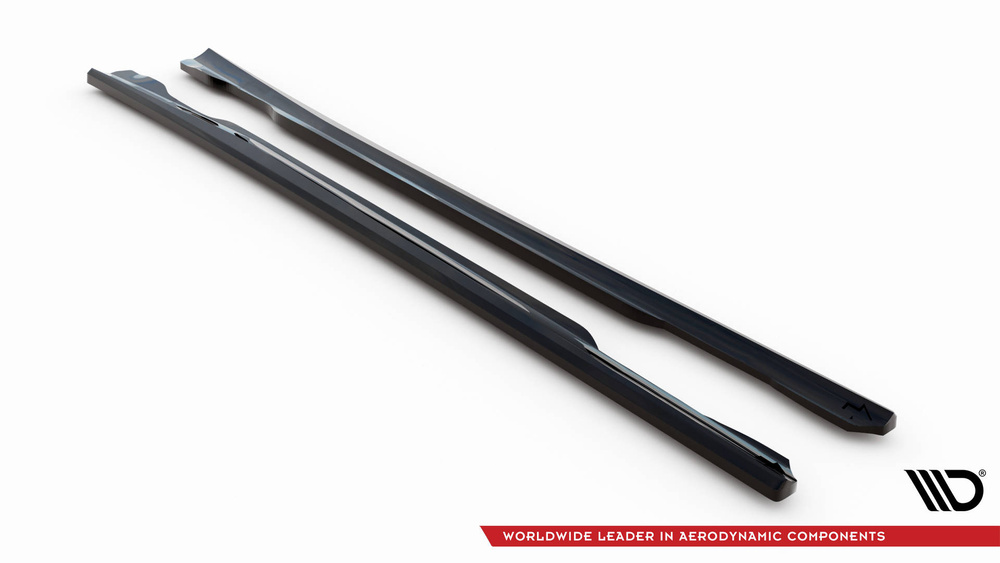 Maxton Design Mercedes A-Class AMG-Line Side Skirt Extensions - Gloss (Facelift W176 2015-2018) 5 Maxton Design Mercedes A-Class AMG-Line Side Skirt Extensions - Gloss (Facelift W176 2015-2018) - Image 5