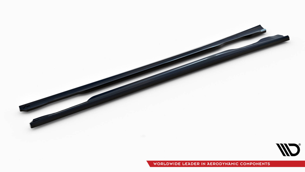 Maxton Design Mercedes A-Class AMG-Line Side Skirt Extensions - Gloss (Facelift W176 2015-2018) 4 Maxton Design Mercedes A-Class AMG-Line Side Skirt Extensions - Gloss (Facelift W176 2015-2018) - Image 4
