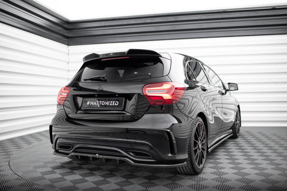 Maxton Design Mercedes A-Class AMG-Line Spoiler Extension - Gloss (W176 2015-2018) 5 eng pm Spoiler Cap 3D Mercedes Benz A AMG Line W176 Facelift 18985 3
