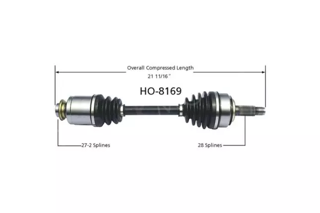 Trakmotive Accord CL7 Drive Shaft - Right 3 Trakmotive Accord CL7 Drive Shaft - Right - Image 3