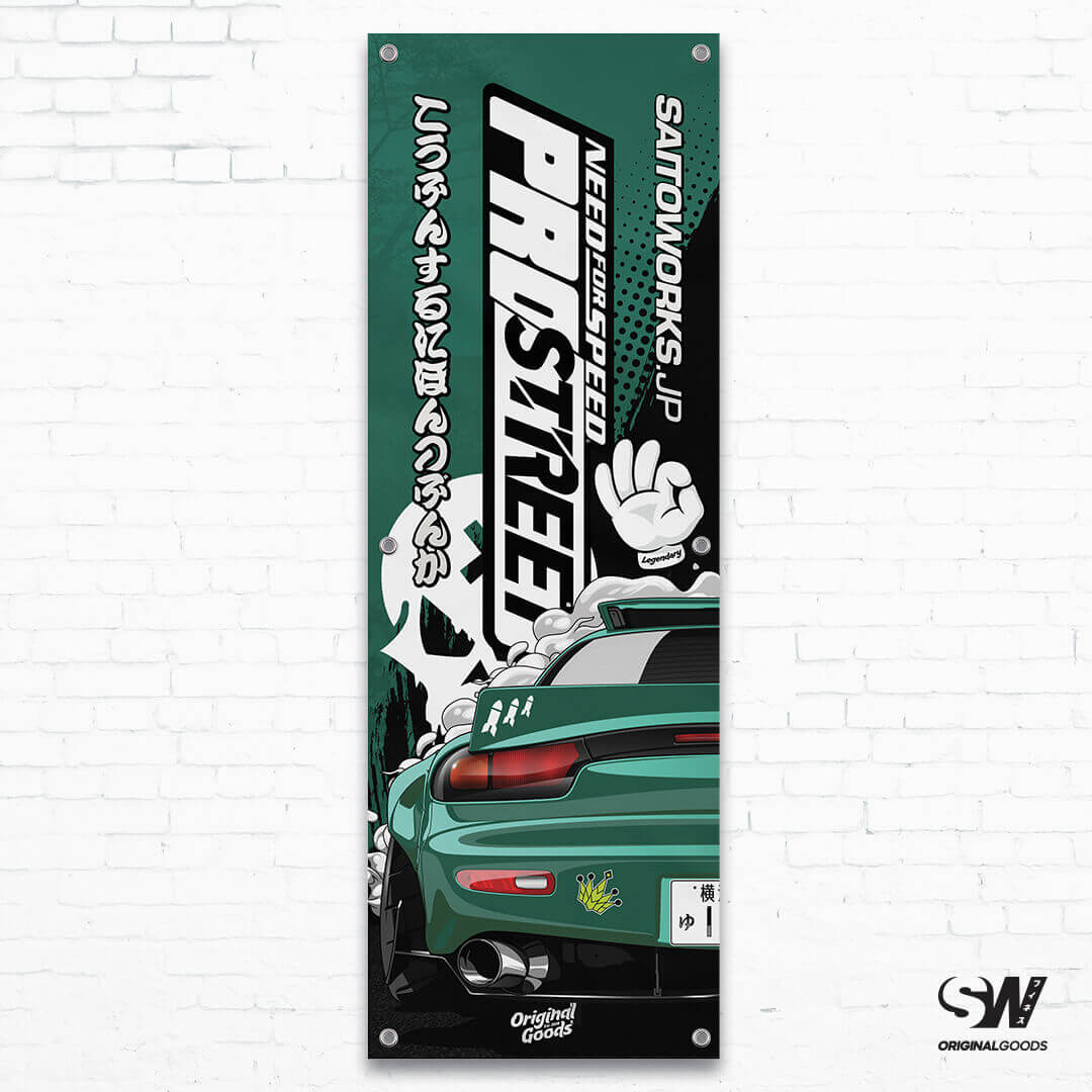 SAITOWORKS Kakkoii Collection: R3ACT Team Session NFS Mazda RX7 Workshop Banner 1 saitoworks workshop banner preview 51128