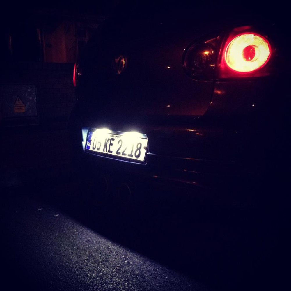 LED Number Plate Units 7 vw golf 5 kevin murphy6