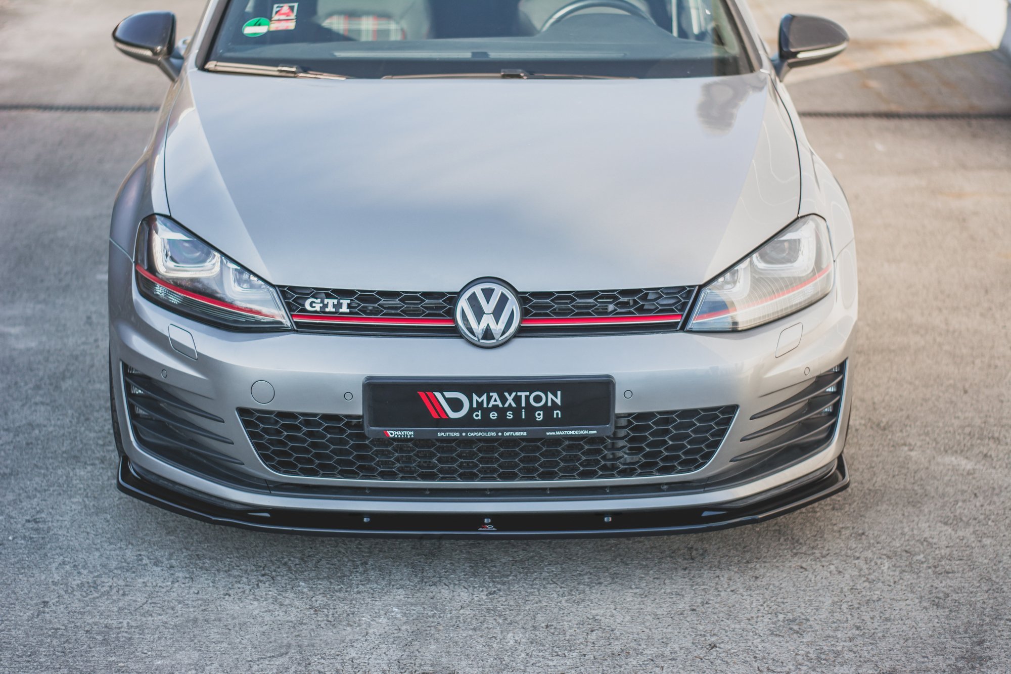 Maxton Design VW Golf MK7 GT Front Lip v1 - Gloss (2013-2016) 3 VW GO 7 GTI FD1G
