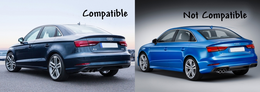 Audi A3 Saloon Diffuser - S3 Style (8V 2016-2019) 3 Audi A3 Saloon Diffuser - S3 Style (8V 2016-2019) - Image 3