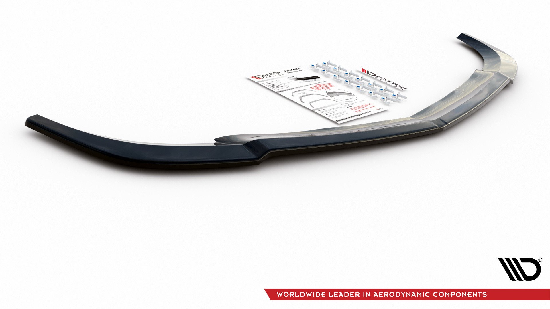 Maxton Design Mercedes C-Class W204 Facelift AMG Line Front Lip (2007-2014) 1 Maxton Design Mercedes C-Class W204 Facelift AMG Line Front Lip