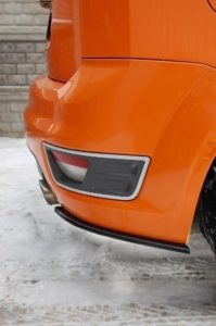 Maxton Design Ford Focus Rear Spats - Gloss Black (Mk2 ST 2005-2007)