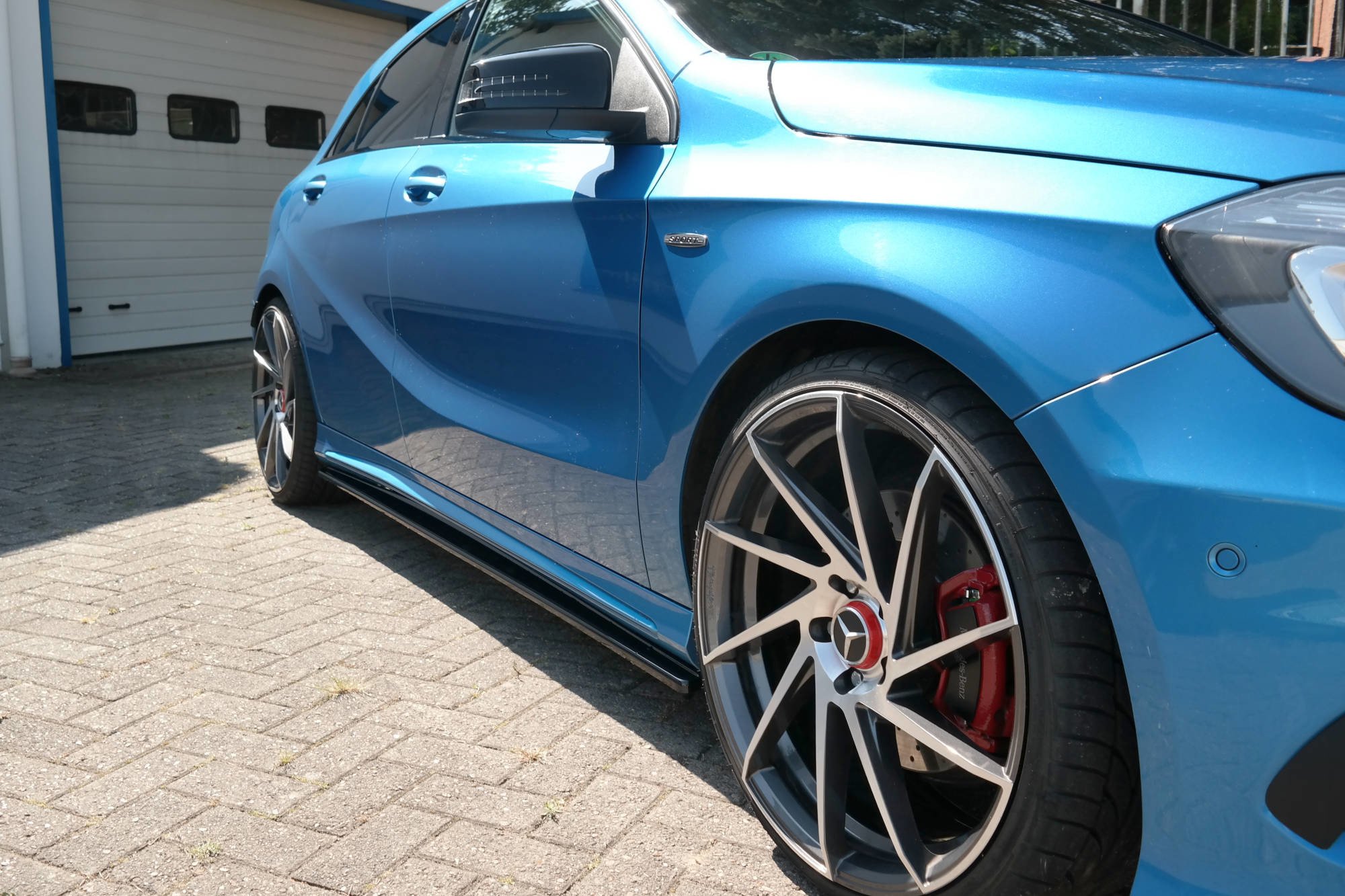 Maxton Design Mercedes A-Class Amg-Line Side Skirt Extensions - Gloss (Preface W176 2012-2015) 2 eng pl SIDE SKIRTS DIFFUSERS MERCEDES BENZ W176 AMG LINE PREFACE 7274 3