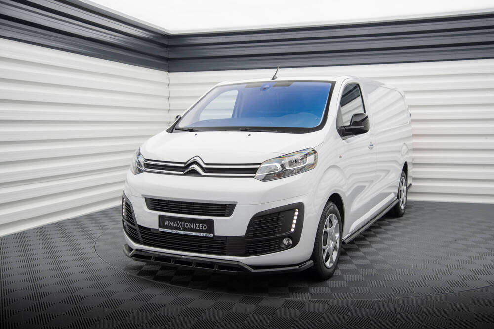 Maxton Design Citroen Dispatch Front Lip - Gloss (Mk3 2016+) 3 eng pm Front Splitter Citroen Jumpy Mk3 19318 3