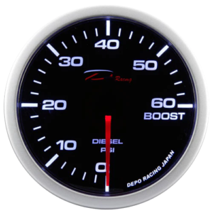 Depo 60mm Boost Gauge - PSI