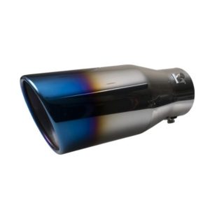 Auto-Styles Rolled Slash Cut Burnt End Exhaust Tip