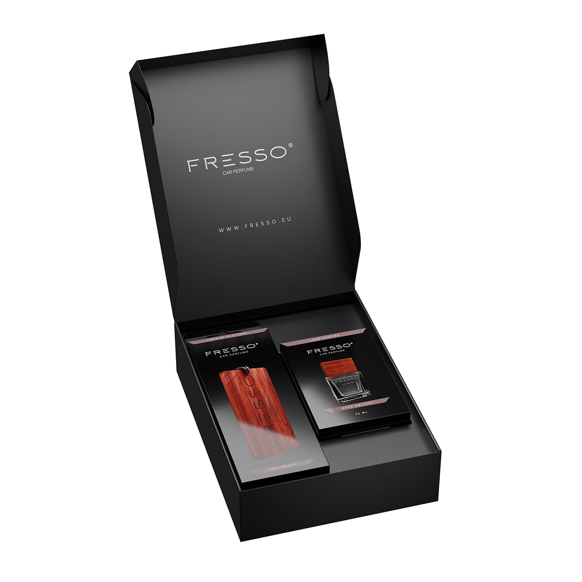 Fresso Air Freshener Gift Sets (Perfume + Wooden Pendant) 2 Fresso Air Freshener Set