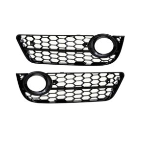 Audi A5 RS5 Fog Grilles - Gloss Black (B8 SE 2008-2012)