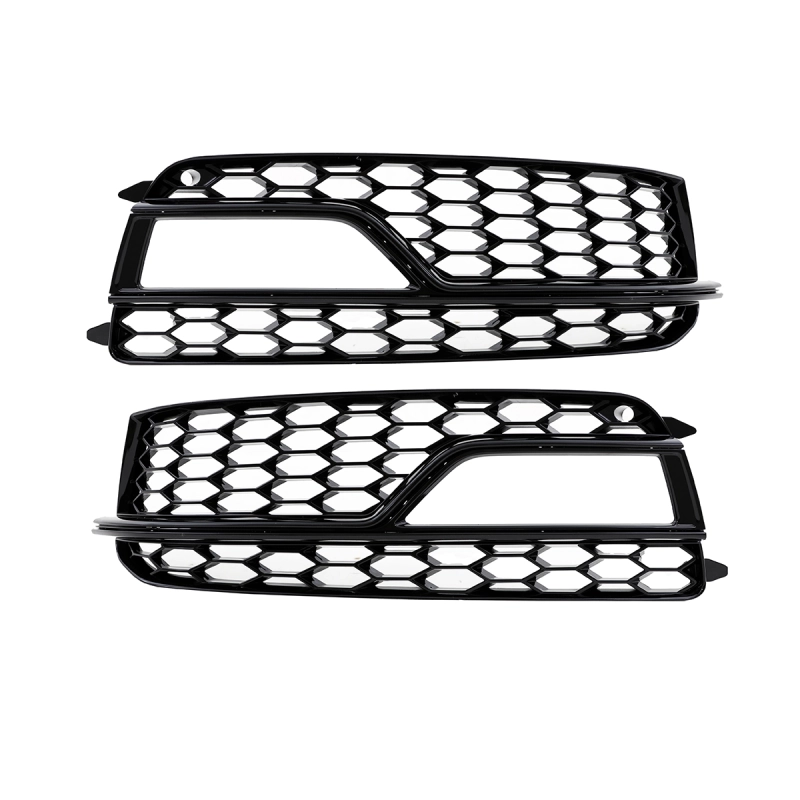 Audi A5 RS5 Fog Grilles - Gloss Black (B8 S-Line 2012-2015) 1 Audi A5 RS5 Fog Grilles - Gloss Black (B8 S-Line 2012-2015)