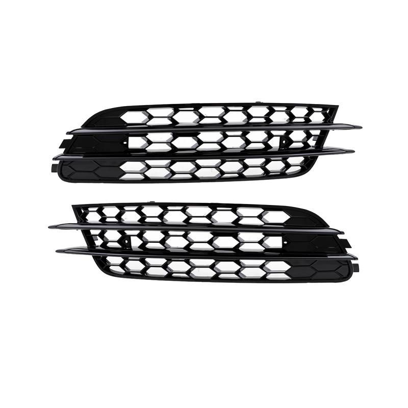 Audi A6 Rs6 Fog Grilles - Gloss Black (C7 SE 2011-2014) 1 Audi A6 Rs6 Fog Grilles - Gloss Black (C7 SE 2011-2014)