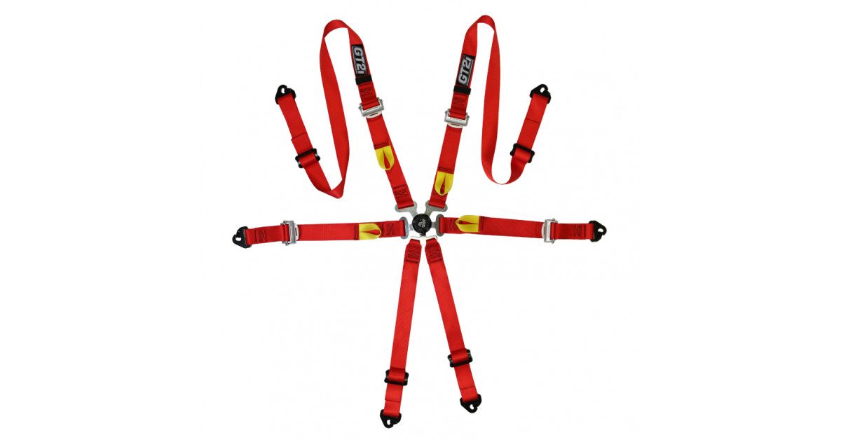 GT2I Pro V3 FIA Sedan HARNESS - Red 1 GT2I Pro V3 FIA Sedan Harness - Red