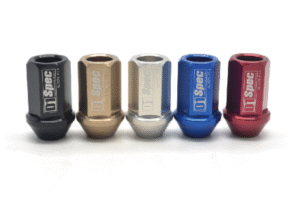 D1 Racing Spec Aluminum Coloured Wheel Nuts M12x1.25MM (Universal) - 40mm Length