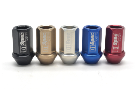 D1 Racing Spec Aluminum Coloured Wheel Nuts M12x1.25MM (Universal) - 40mm Length 1 D1 Racing Spec Aluminum Coloured Wheel Nuts M12x1.25MM (Universal) - 40mm Length