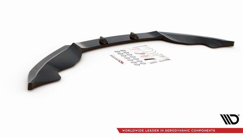 Maxton Design Audi Q7 S-Line Front Lip - Gloss (Mk1 2005-2009) 2 Maxton Design Audi Q7 S-Line Front Lip - Gloss (Mk1 2005-2009) - Image 2