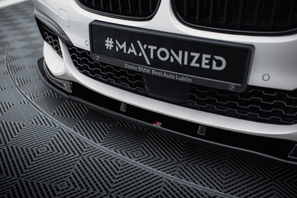 Maxton Design BMW 7 Series Front Splitter - Gloss v2 (G11/G12 Msport 2015-2018) 3 Maxton Design BMW 7 Series Front Splitter - Gloss v2 (G11/G12 Msport 2015-2018) - Image 3
