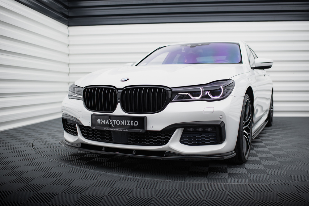 Maxton Design BMW 7 Series Front Splitter - Gloss v2 (G11/G12 Msport 2015-2018) 1 Maxton Design BMW 7 Series Front Splitter - Gloss v2 (G11/G12 Msport 2015-2018)
