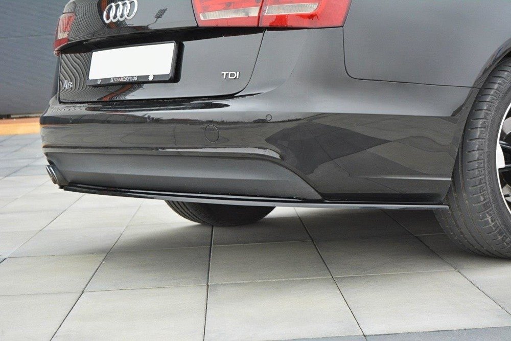 Maxton Design Audi A6 Saloon S-Line Rear Spats - Gloss (C7 2011-2014) 2 Maxton Design Audi A6 Saloon S-Line Rear Spats - Gloss (C7 2011-2014) - Image 2