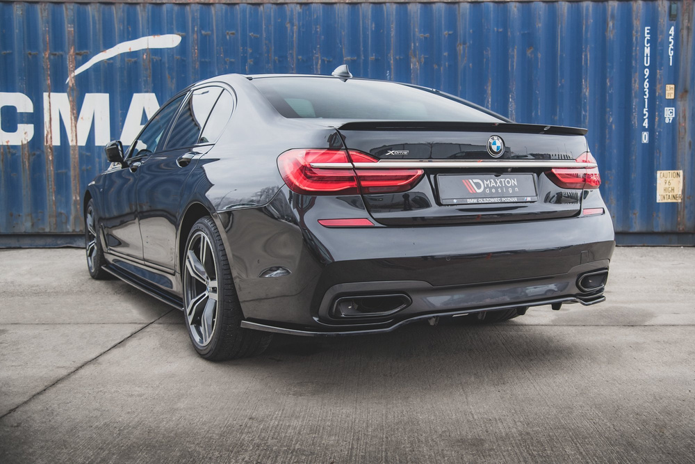 Maxton Design BMW 7 Series MSport Rear Splitter - Gloss (2015-2018) 2 Maxton Design BMW 7 Series MSport Rear Splitter - Gloss (2015-2018) - Image 2
