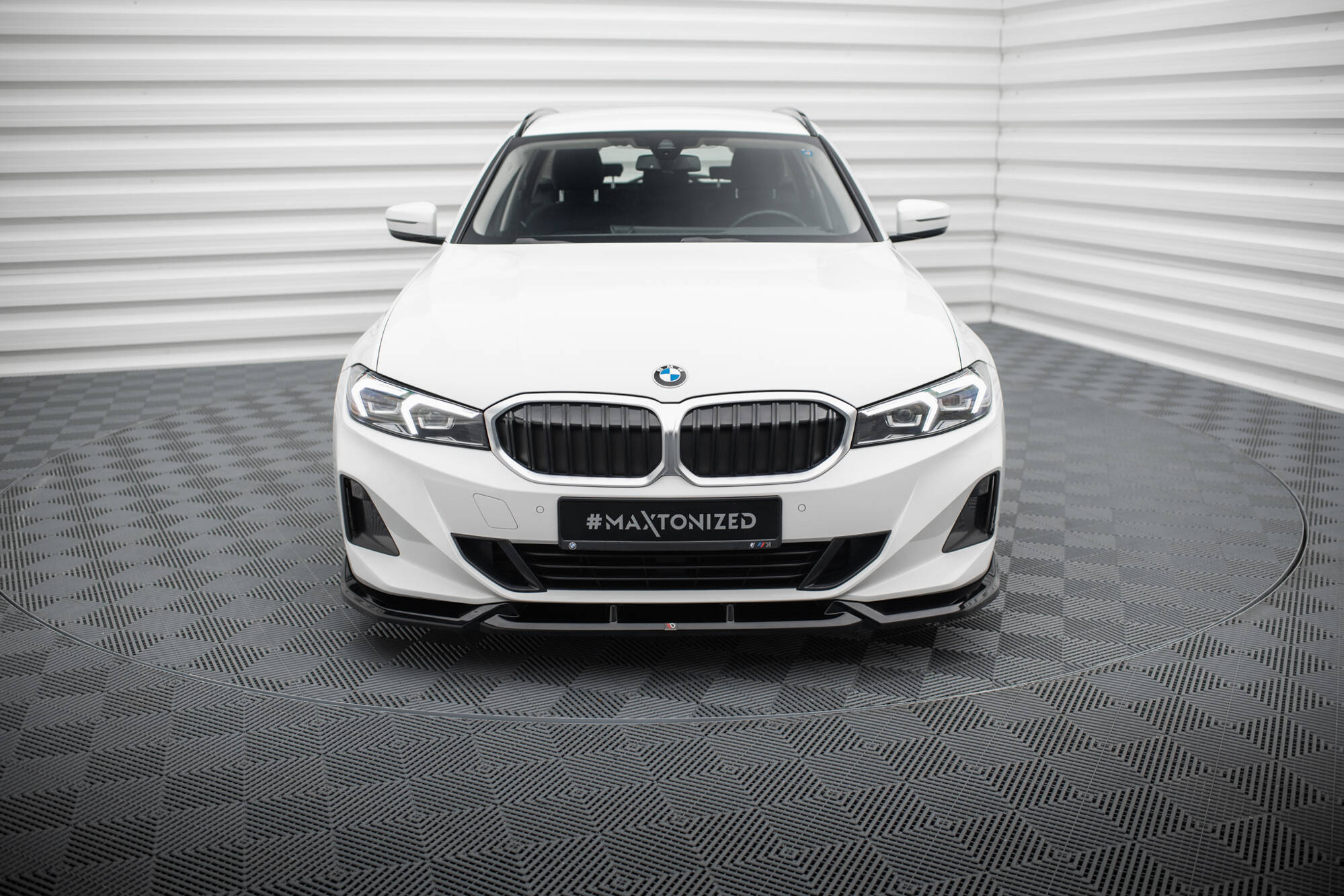 Maxton Design BMW G20 SE LCI 22+ Front v1 Splitter - Gloss (2022+) 3 BM 3 21F FD1G b