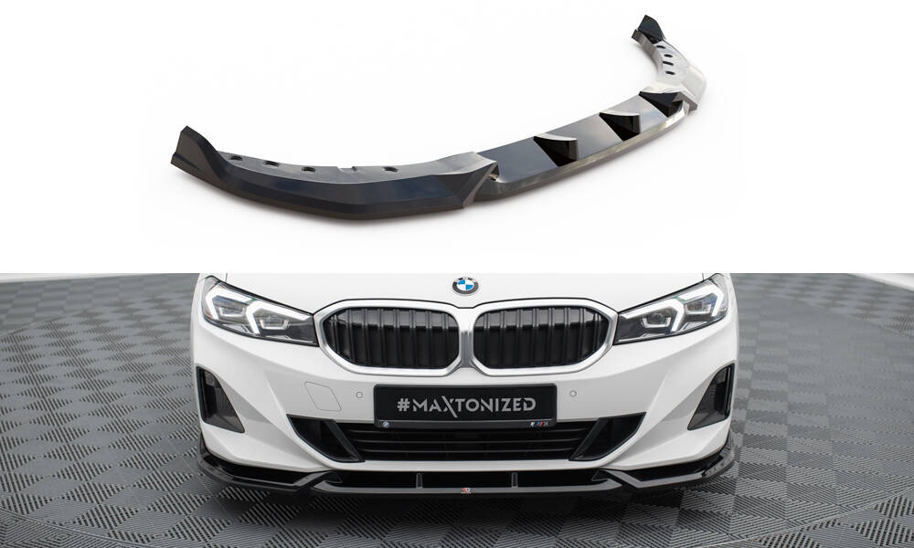 Maxton Design BMW G20 SE LCI 22+ Front v1 Splitter - Gloss (2022+) 1 Maxton Design BMW G20 SE LCI 22+ Front v1 Splitter - Gloss