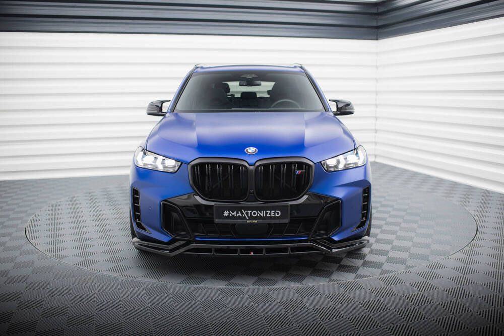 Maxton Design BMW X5 G05F 23+ LCI Msport v1 Gloss Front Lip (2023+) 3 BM X5 05F MPACK FD1G+FD1RG b