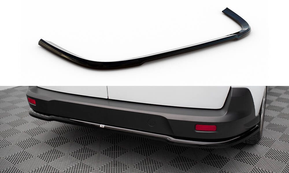 Maxton Ford Transit Connect 13-23 GLoss Rear Lip (2013-2023) 2 Maxton Design Ford Transit Connect MK2 FL Rear Splitter