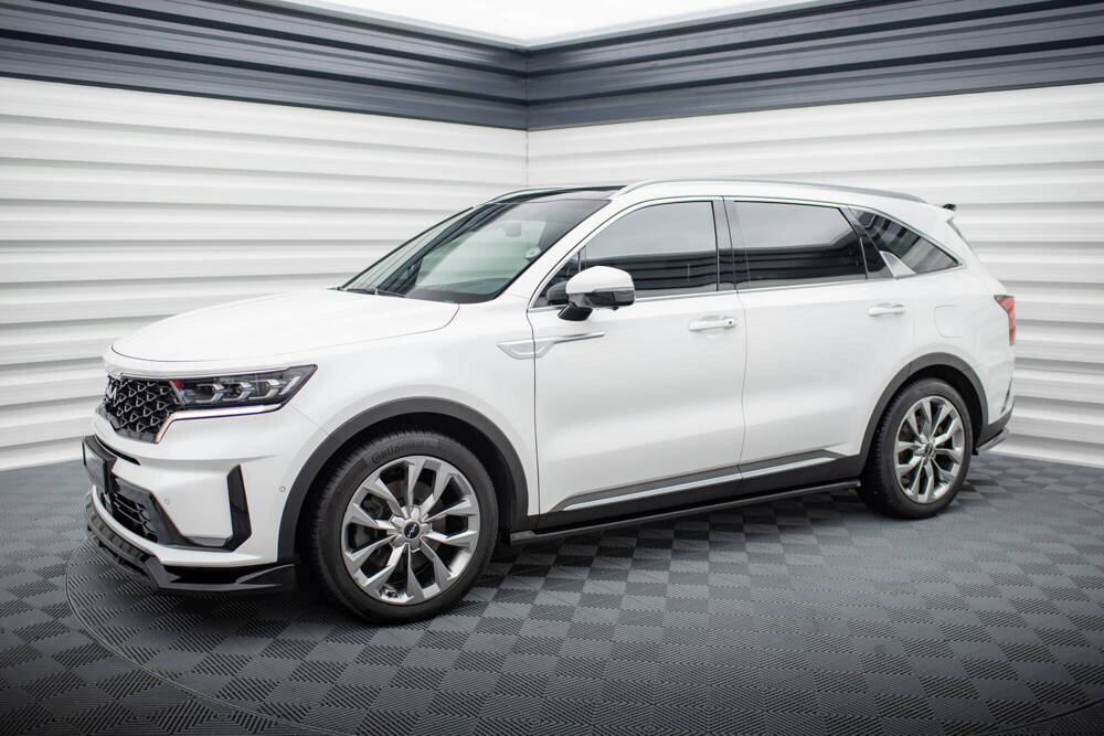 Maxton Design Kia Sorento Mk4 Gloss Side Skirt Extensions (2020-2023) 2 Maxton Design Kia Sorento Mk4 Gloss Side Skirts