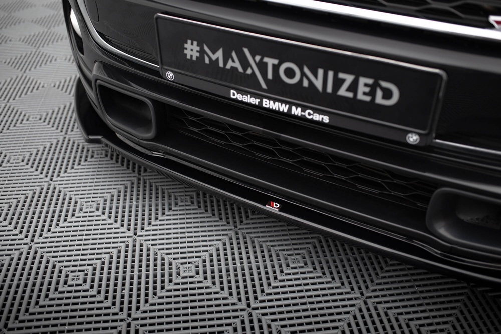 Maxton Design Mini Cooper S Front Splitter - Gloss (F56 2014-2024) 4 Maxton Design Mini Cooper S Front Splitter - Gloss (F56 2014-2024) - Image 4